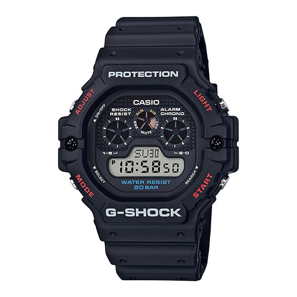 Японские часы мужские CASIO G-SHOCK DW-5900-1D | Casio 