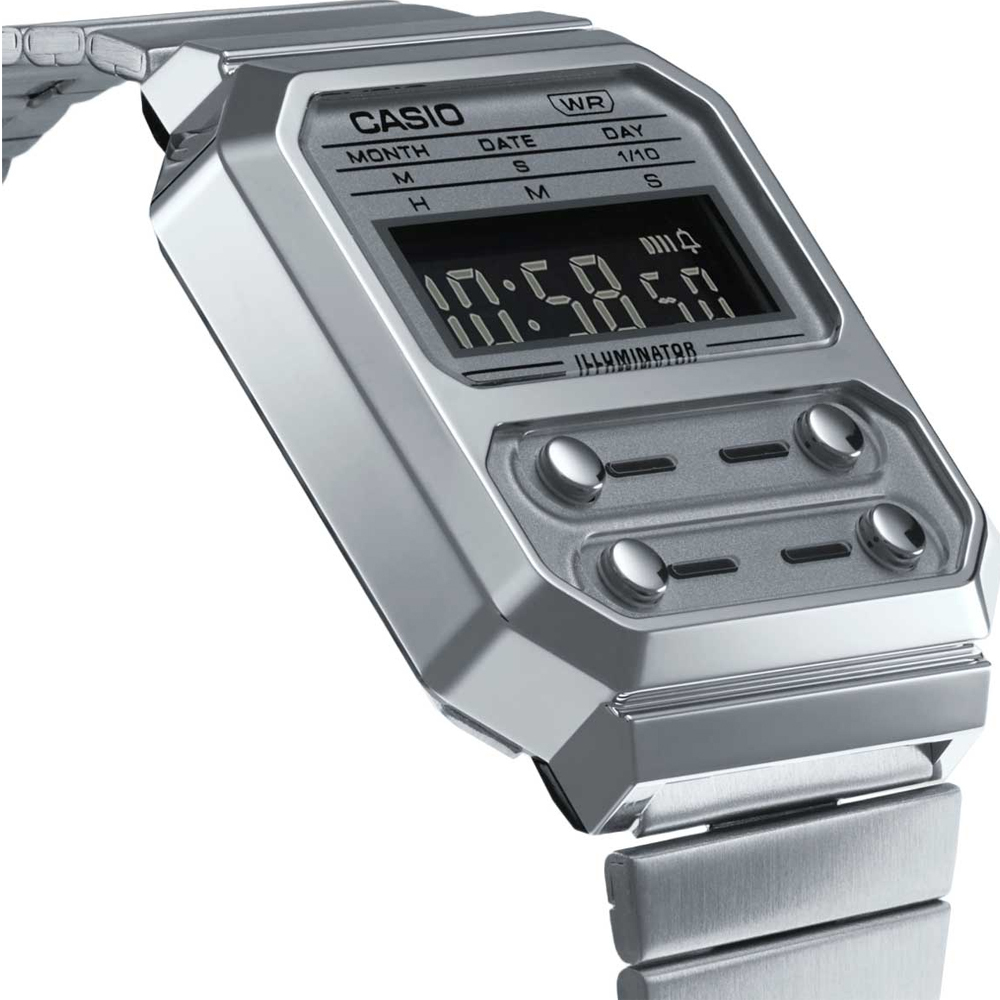 Японские часы CASIO Casio Vintage A100WE-7B с хронографом | Casio 