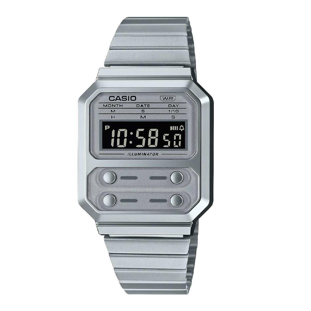 Японские часы CASIO Casio Vintage A100WE-7B с хронографом | Casio 