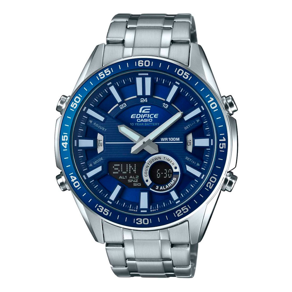 Японские часы мужские CASIO Edifice EFV-C100D-2A с хронографом | Casio 