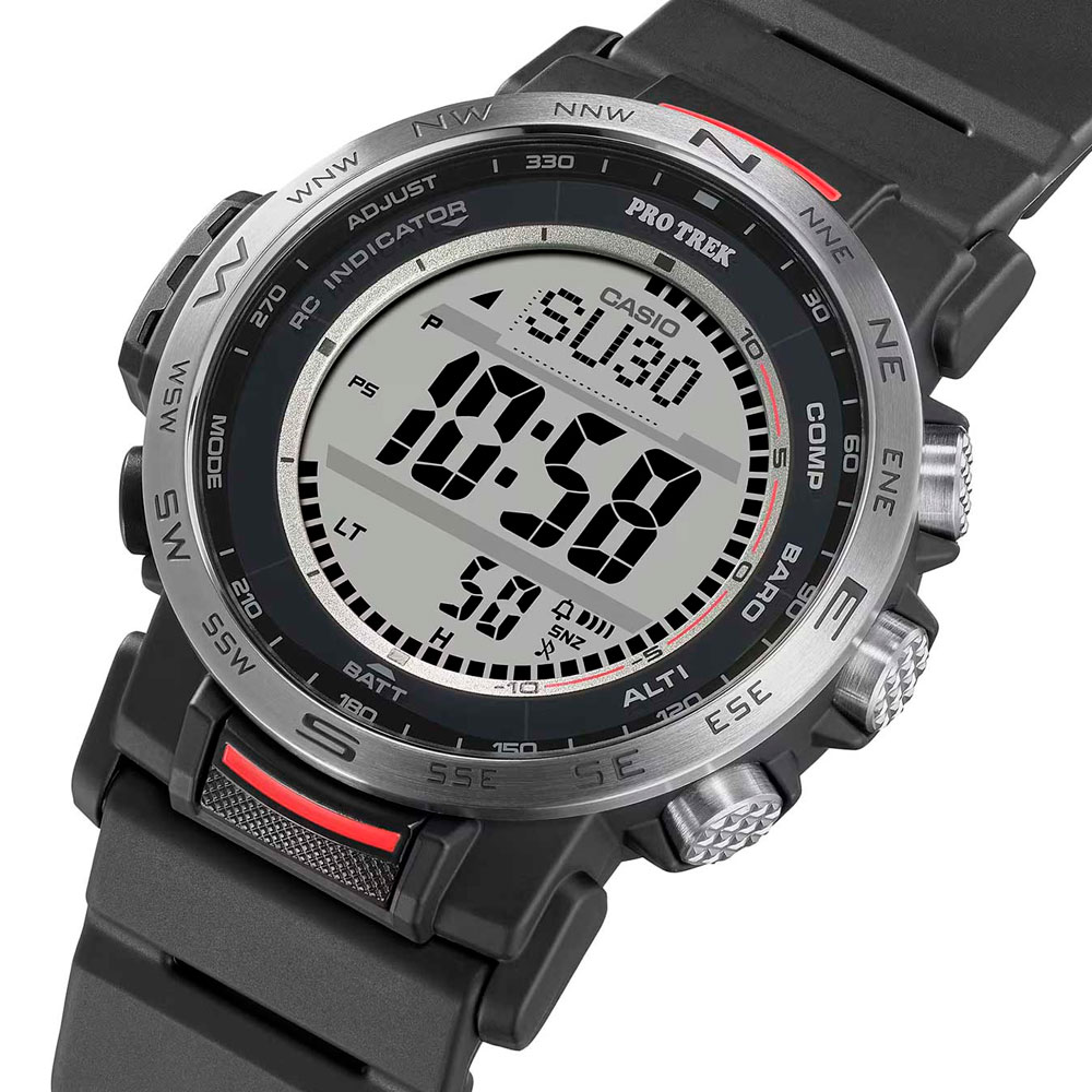 Японские наручные часы мужские Casio Pro Trek PRW-35-1A с хронографом | Casio 