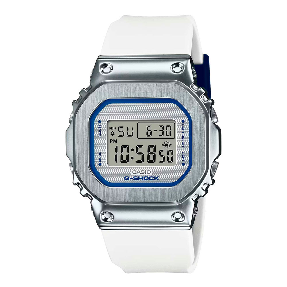 Японские наручные часы женские Casio G-SHOCK GM-S5600LC-7E с хронографом | Casio 