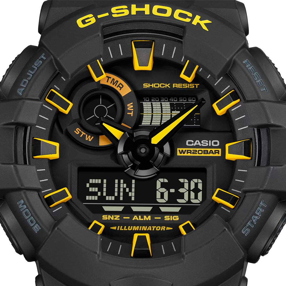 Японские наручные часы мужские Casio G-SHOCK GA-700CY-1A с хронографом | Casio 