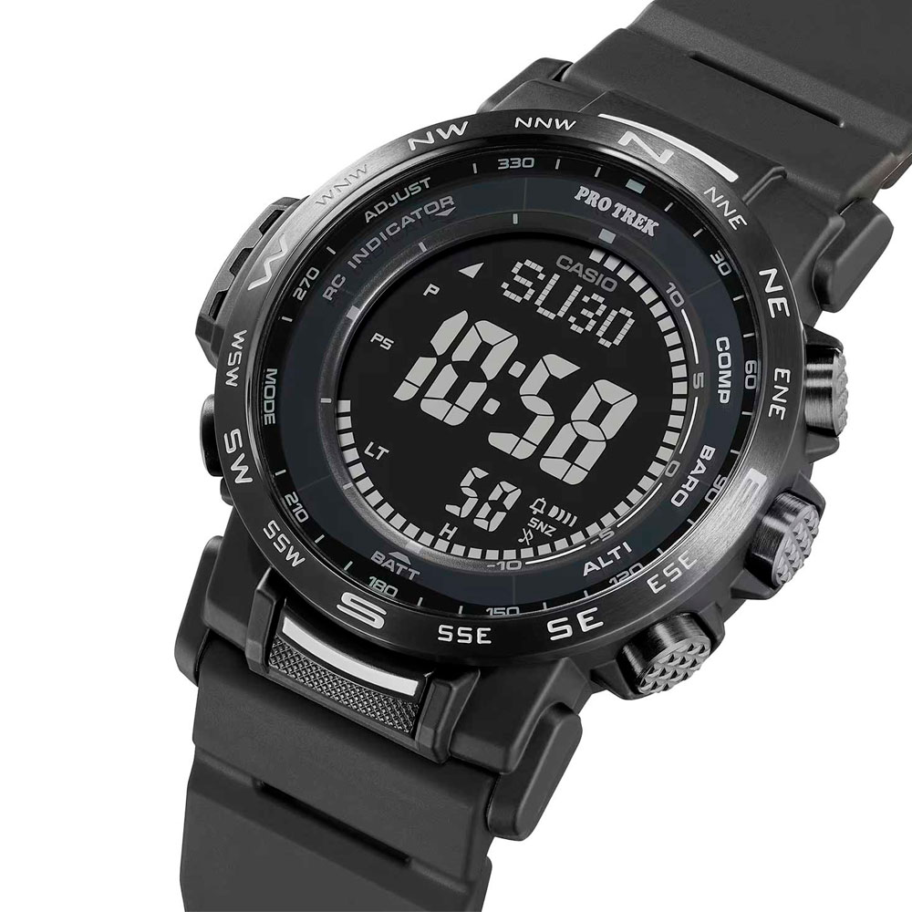 Японские наручные часы мужские Casio Pro Trek PRW-35Y-1B с хронографом | Casio 