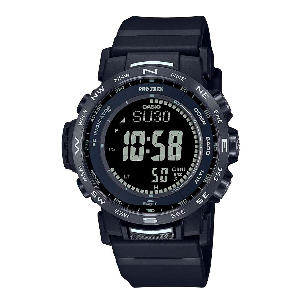 Японские наручные часы мужские Casio Pro Trek PRW-35Y-1B с хронографом | Casio 