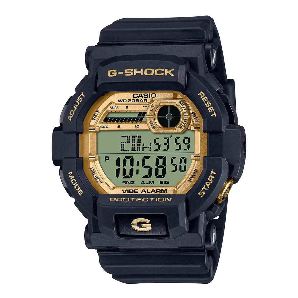 Японские наручные часы мужские Casio G-SHOCK GD-350GB-1E с хронографом | Casio 