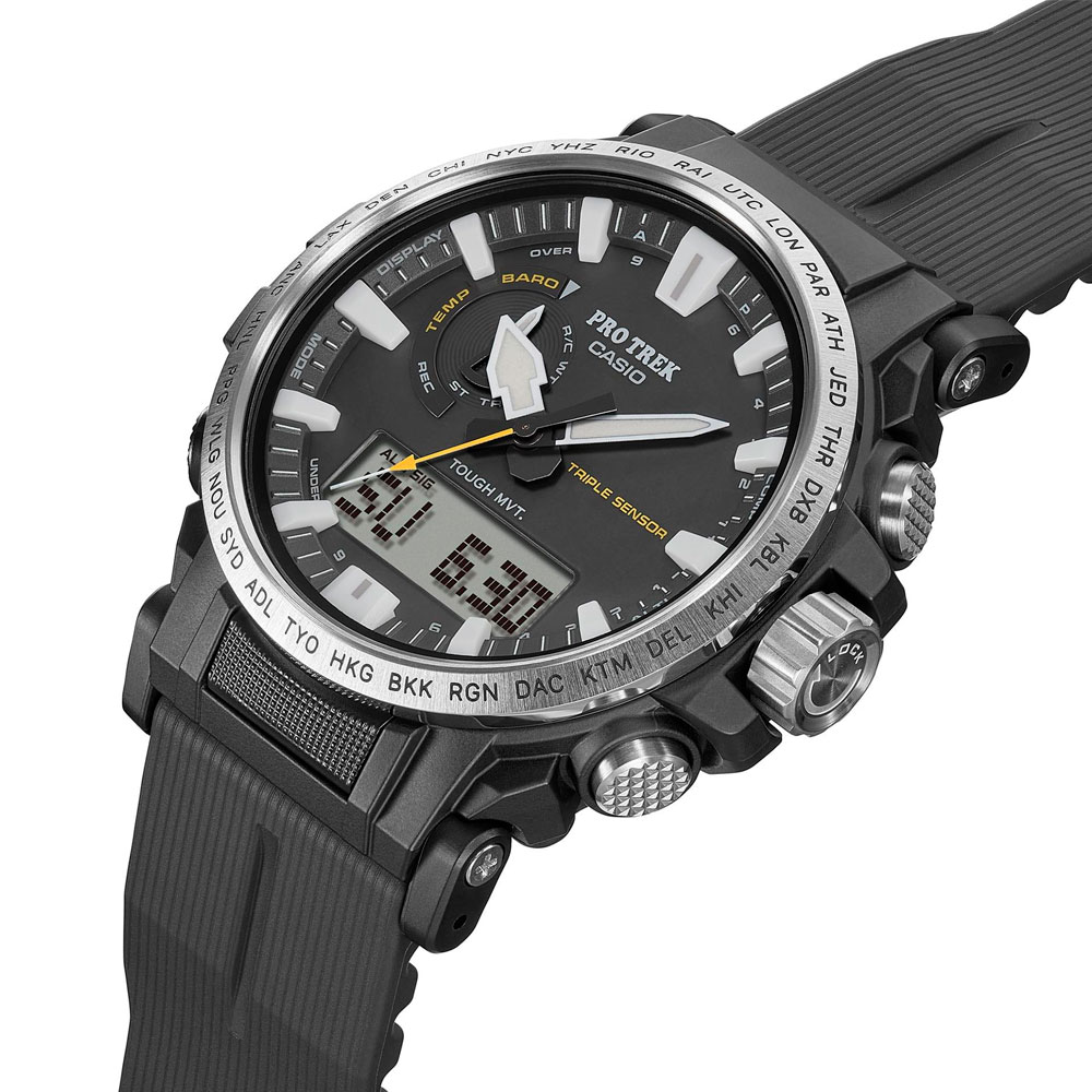 Японские наручные часы мужские Casio Pro Trek PRW-61-1A | Casio 