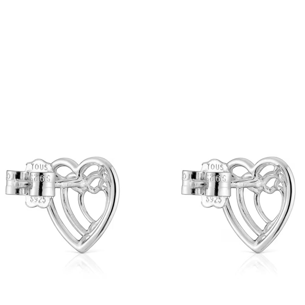 Серьги TOUS Bickie silver heart  311973580 | TOUS 