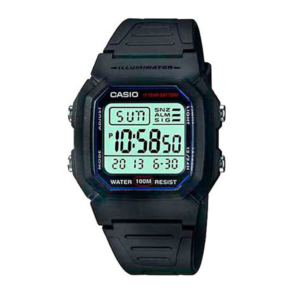 Японские наручные часы мужские Casio Collection W-800H-1A | Casio 