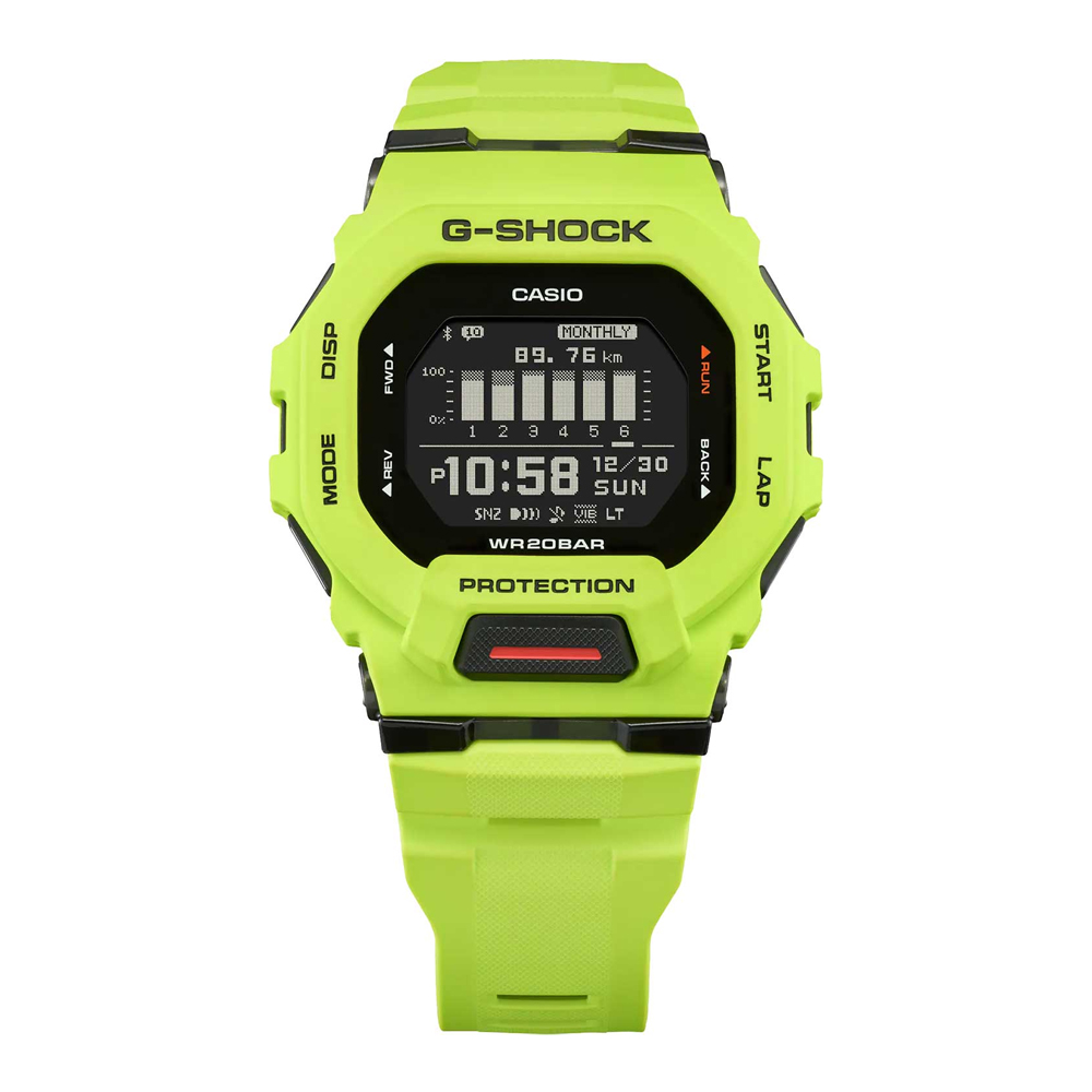 Японские часы мужские CASIO G-SHOCK GBD-200-9ER с хронографом | Casio 