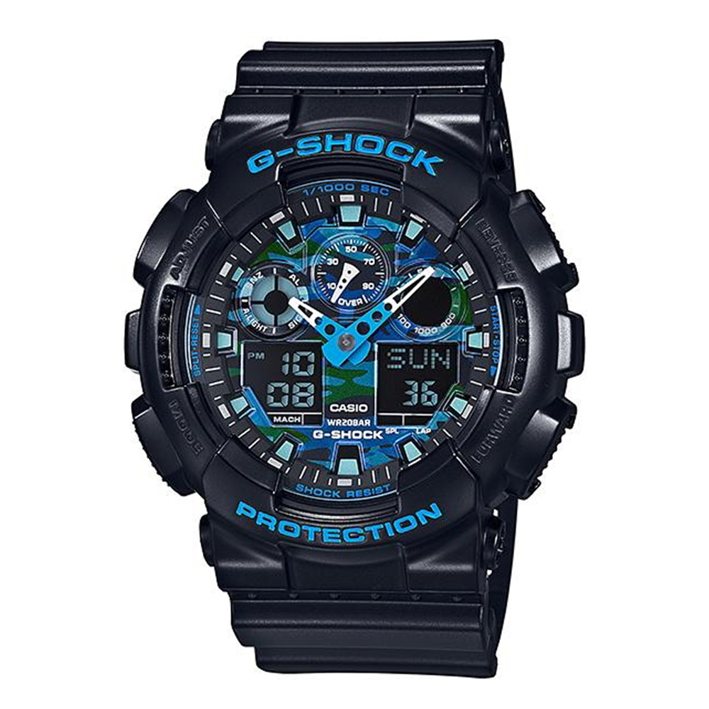 Японские наручные часы мужские Casio G-SHOCK GA-100CB-1A | Casio 