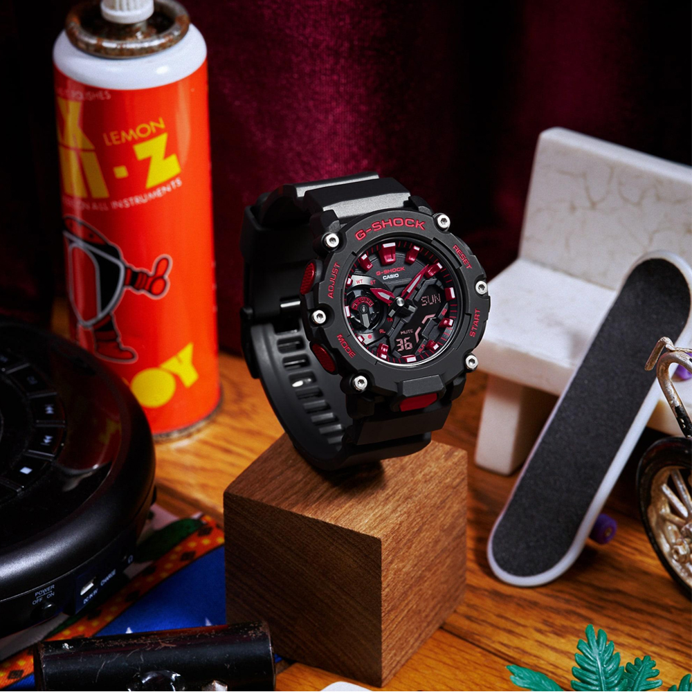 Японские часы мужские CASIO G-SHOCK  GA-2200BNR-1A | Casio 