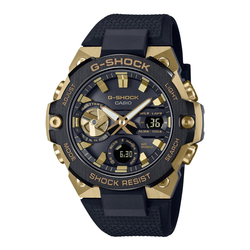 Японские часы мужские CASIO G-SHOCK GST-B400GB-1A9 с хронографом | Casio 