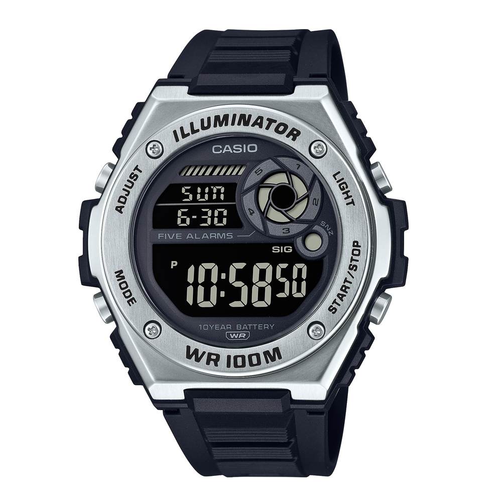 Японские наручные часы мужские Casio Collection MWD-100H-1B | Casio 