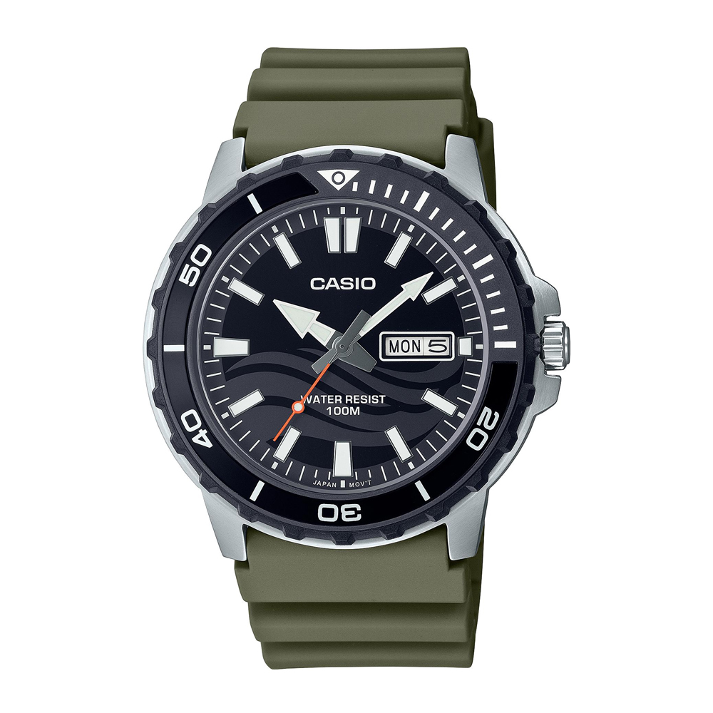 Японские наручные часы  мужские Casio Collection MTD-125-3A | Casio 