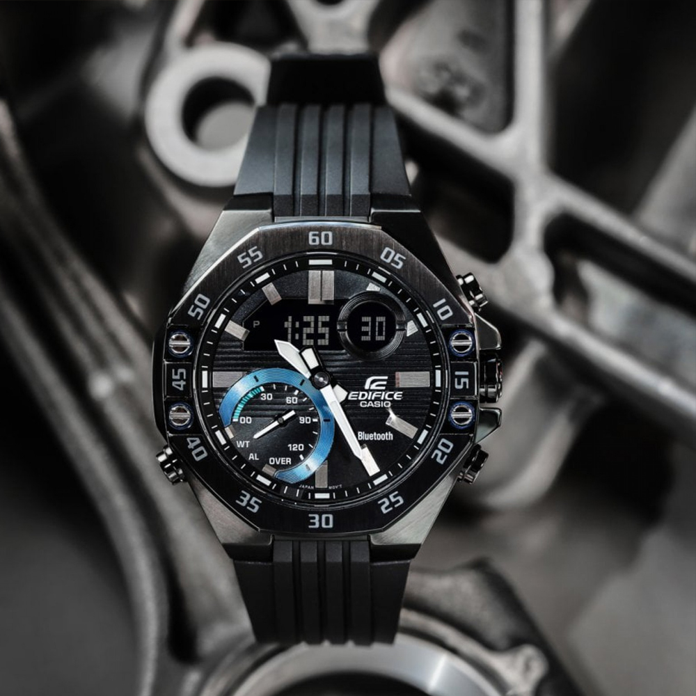 Японские часы мужские CASIO Edifice ECB-10PB-1AEF | Casio 