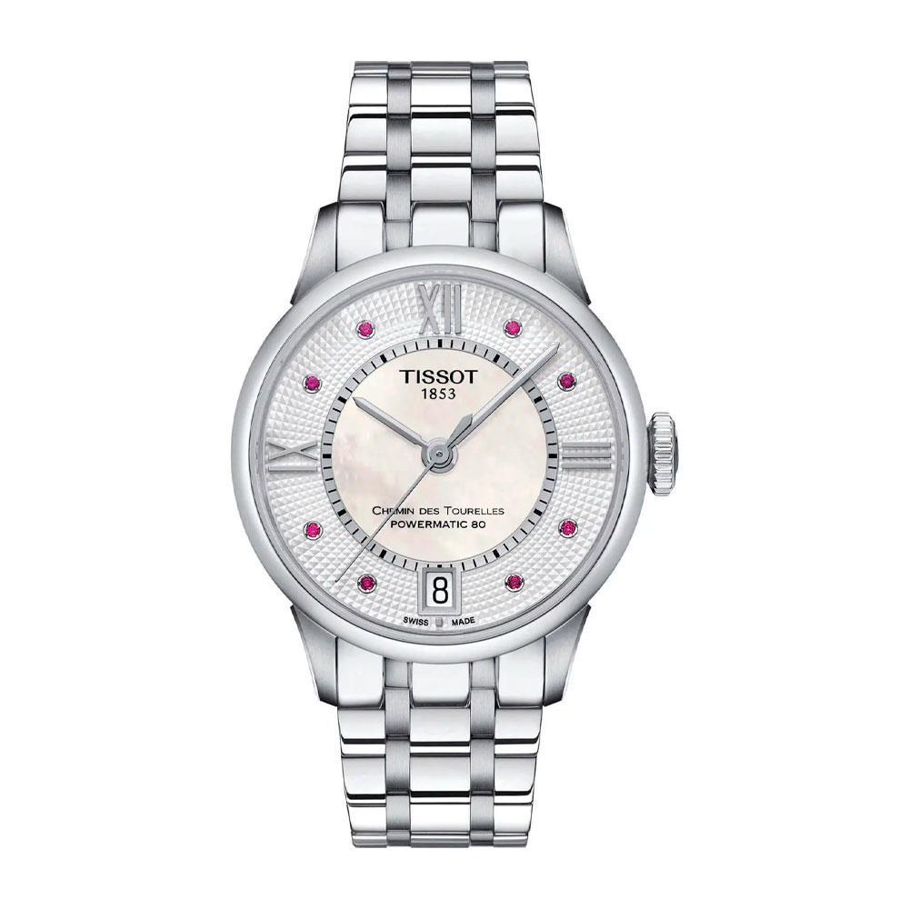 Часы женские Tissot Chemin Des Tourelles Powermatic 80 Lady T099.207.11.113.00, механика | TISSOT 