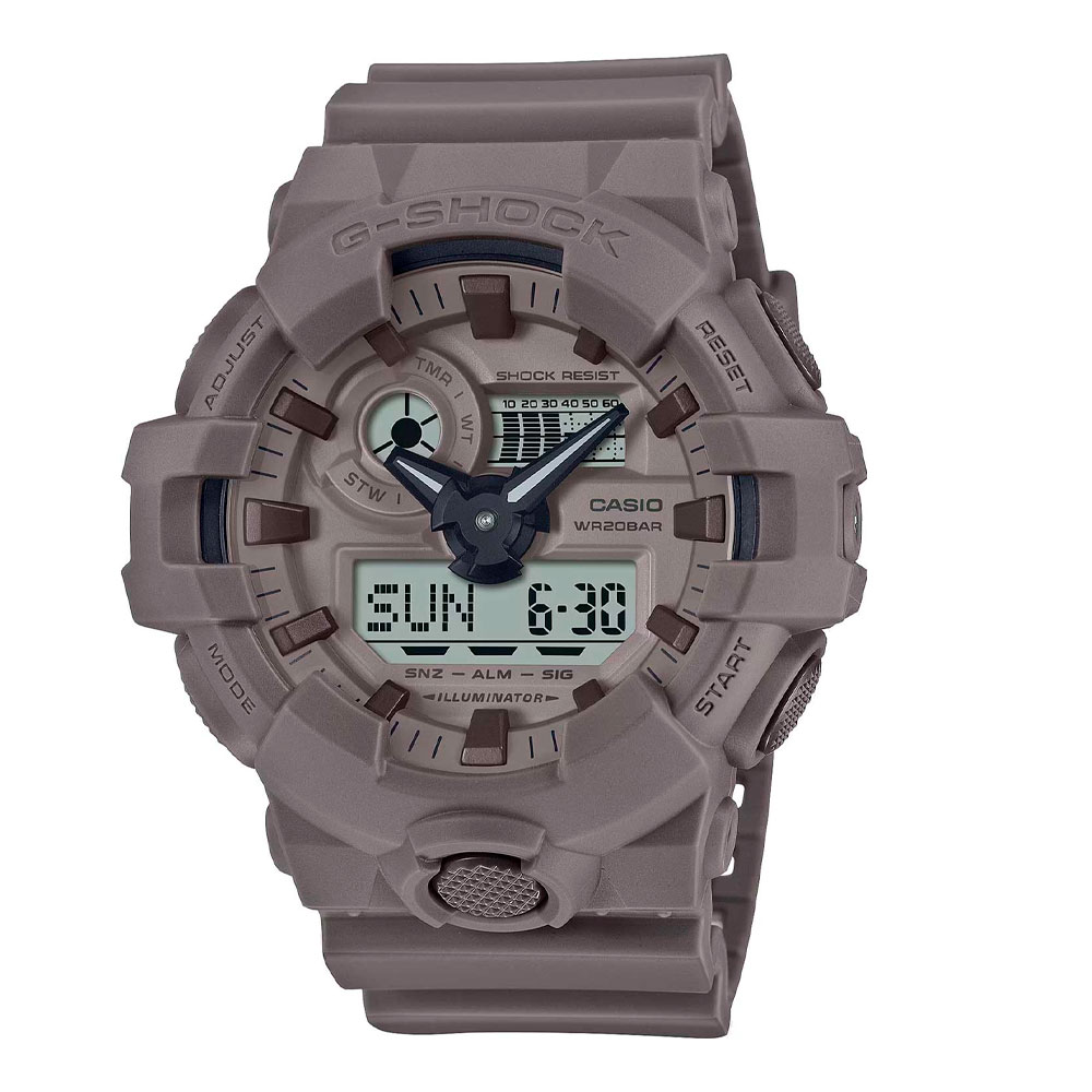 Японские наручные часы мужские Casio G-SHOCK GA-700NC-5A с хронографом | Casio 