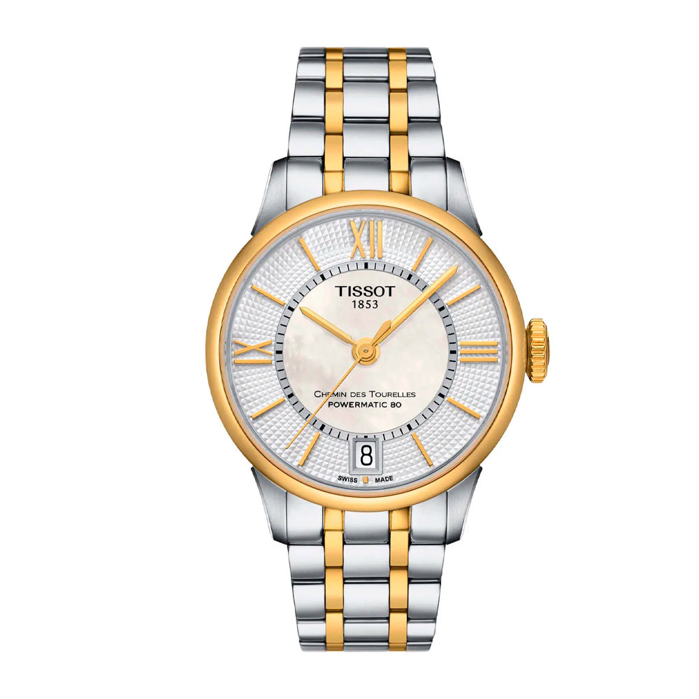 Часы женские Tissot Chemin Des Tourelles Powermatic 80 Lady T099.207.22.118.00, механика | TISSOT 