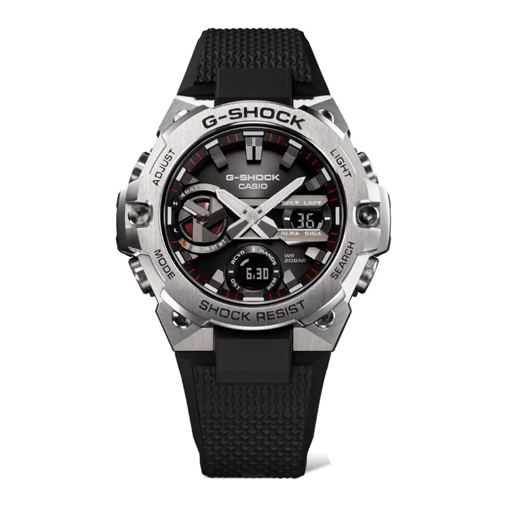 Японские наручные часы мужские Casio G-SHOCK GST-B400-1A с хронографом | Casio 