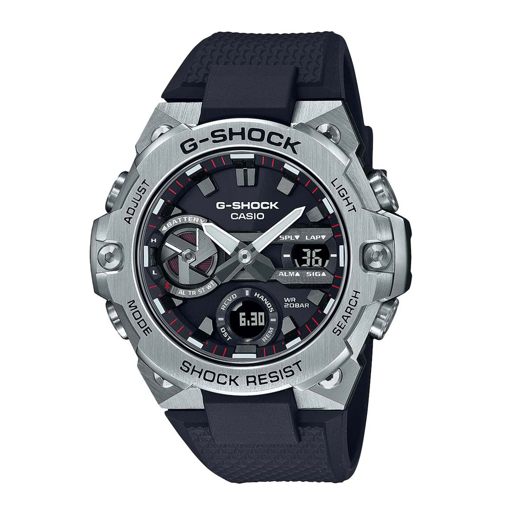 Японские наручные часы мужские Casio G-SHOCK GST-B400-1A с хронографом | Casio 