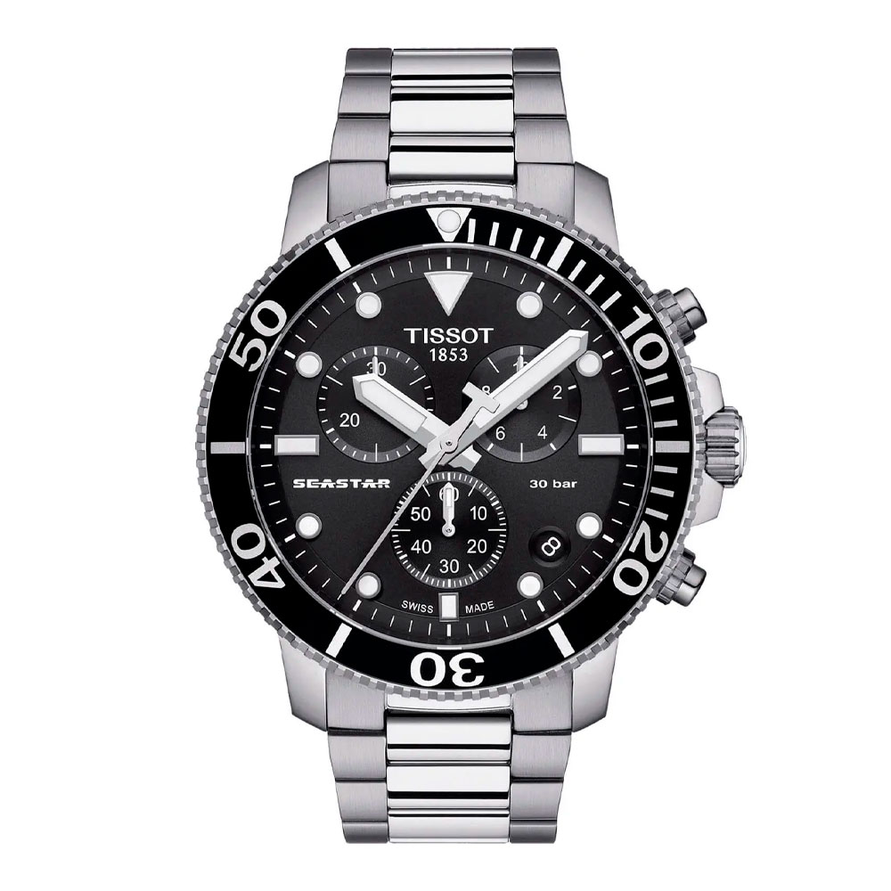 Часы мужские Tissot Seastar 1000 Chronograph T120.417.11.051.00 | TISSOT 