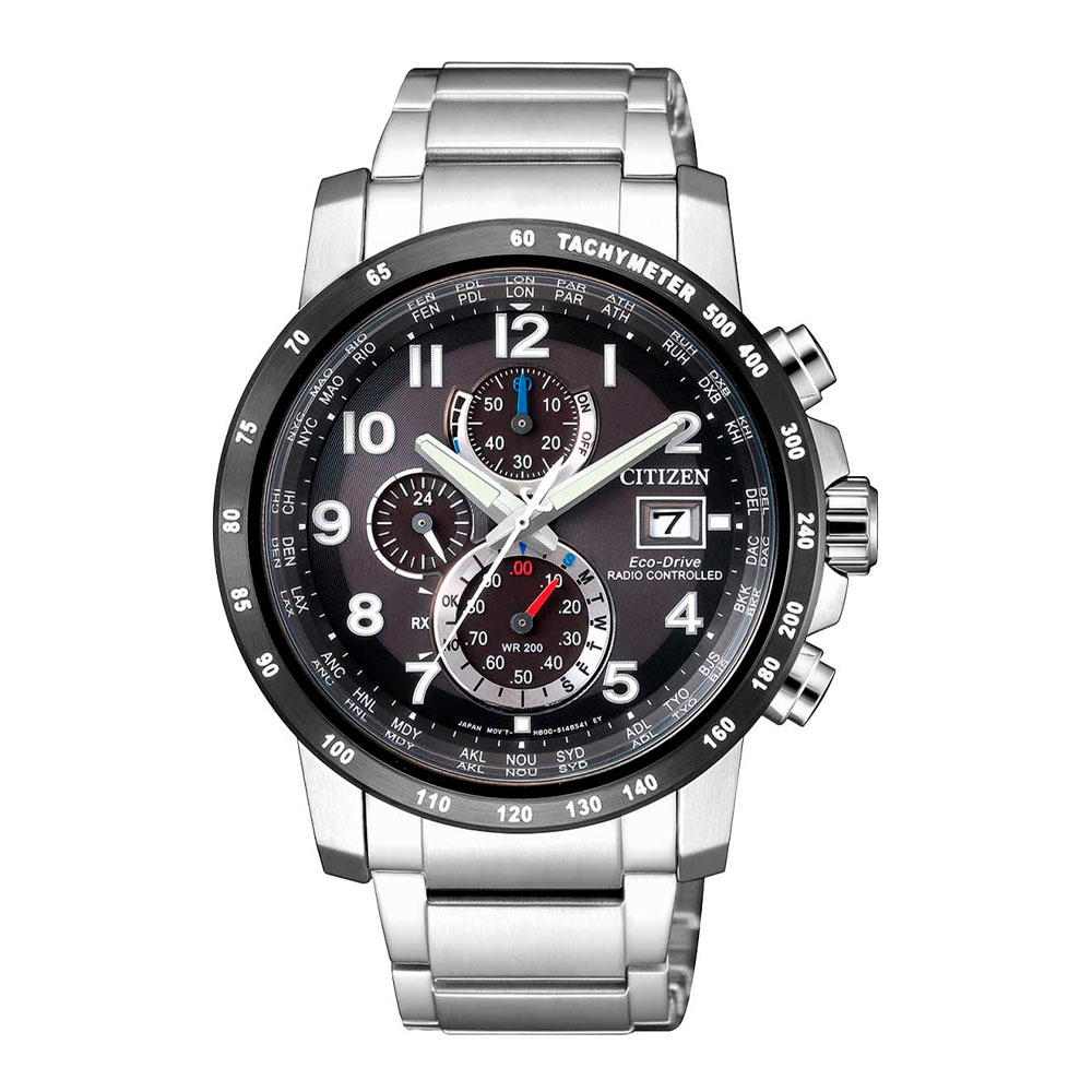 Часы мужские Citizen Eco-Drive AT8124-83E с хронографом | CITIZEN 