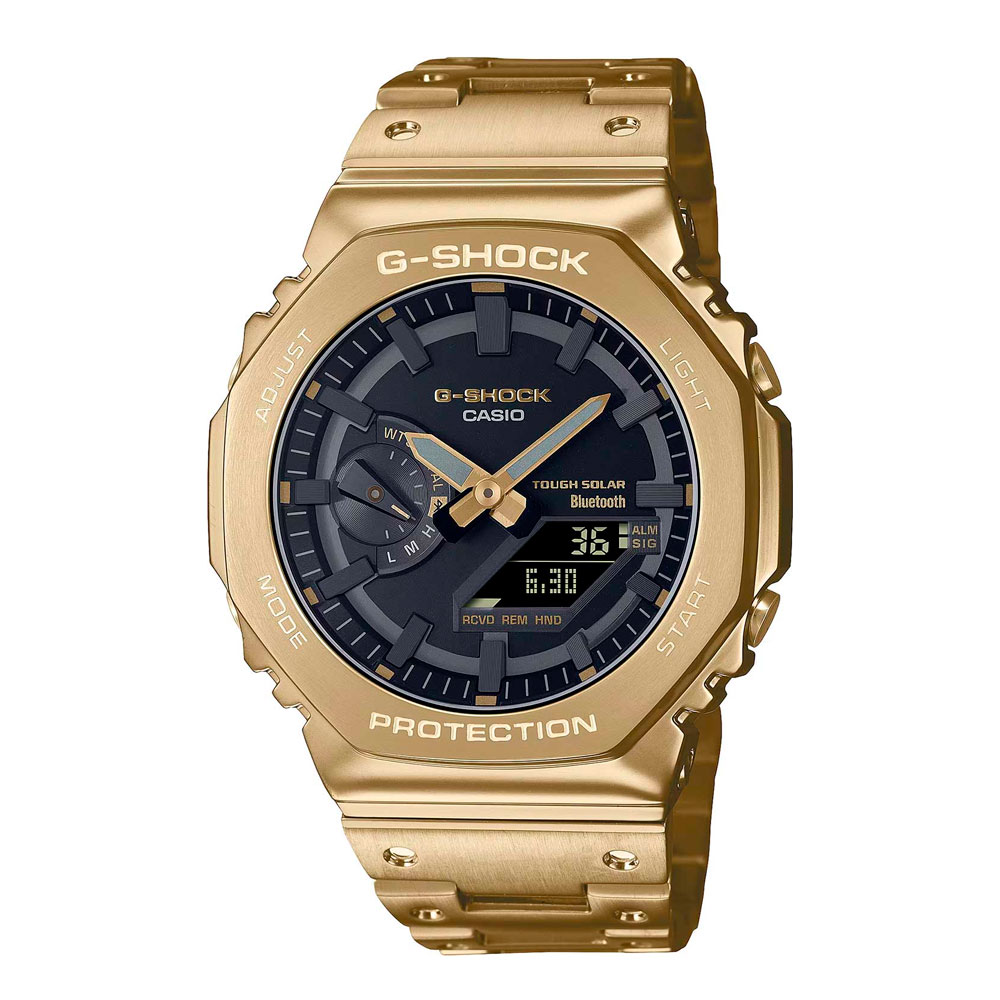 Японские наручные часы мужские Casio G-SHOCK GM-B2100GD-9A с хронографом | Casio 