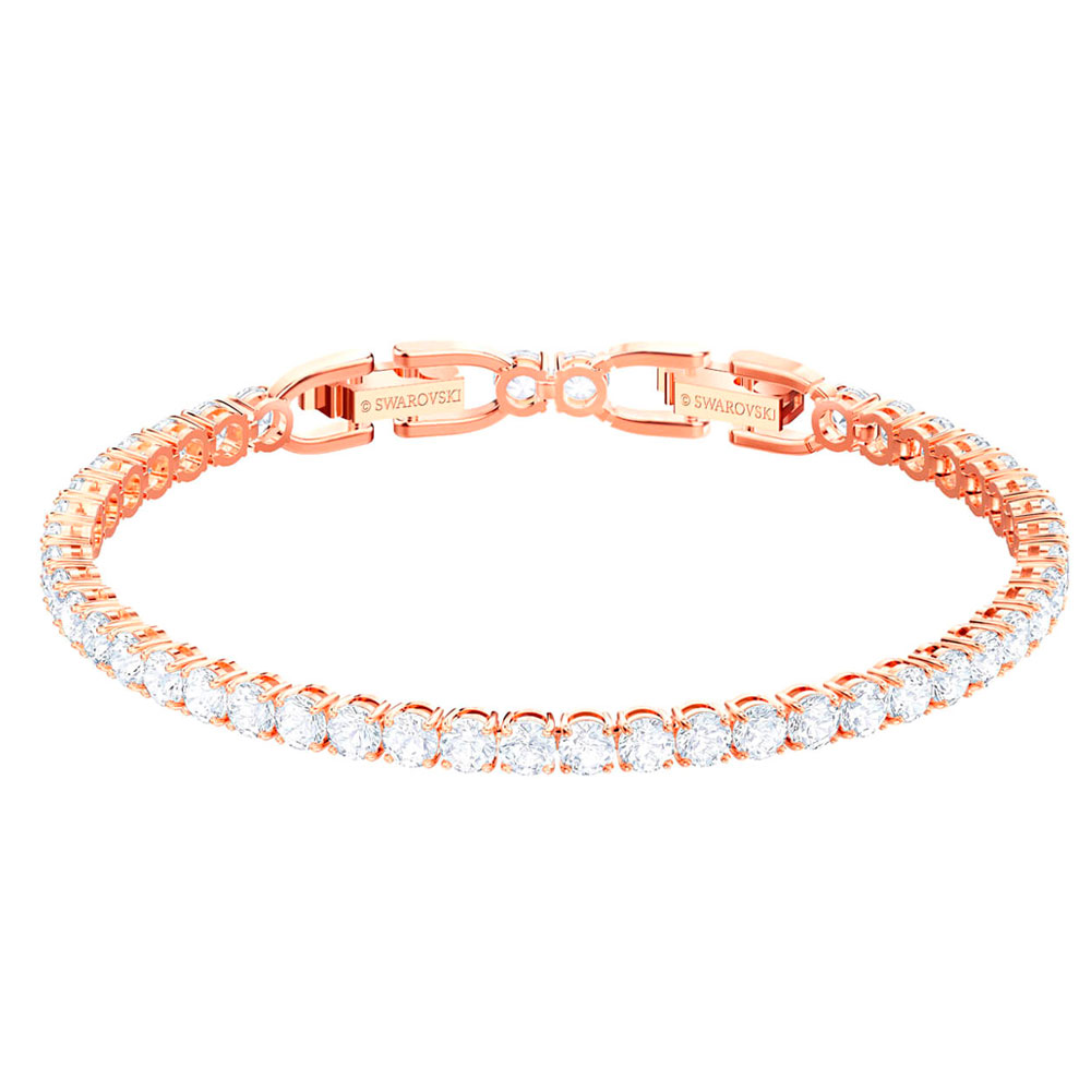 Браслет Swarovski Tennis Deluxe Rose Gold 5464948 | SWAROVSKI 