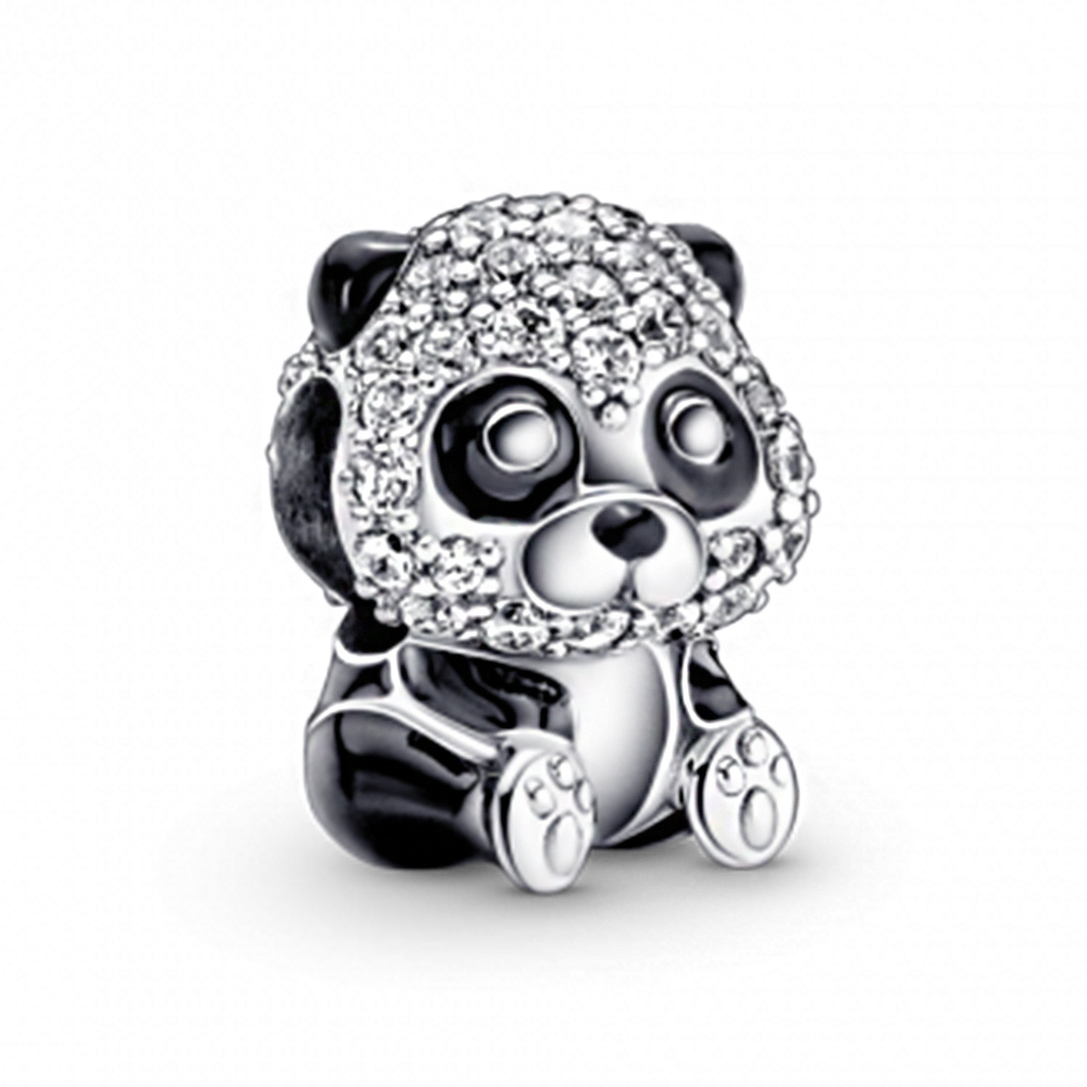 Шарм Pandora  Moments «Sparkling Cute Panda» «Сверкающая симпатичная панда»  | PANDORA 