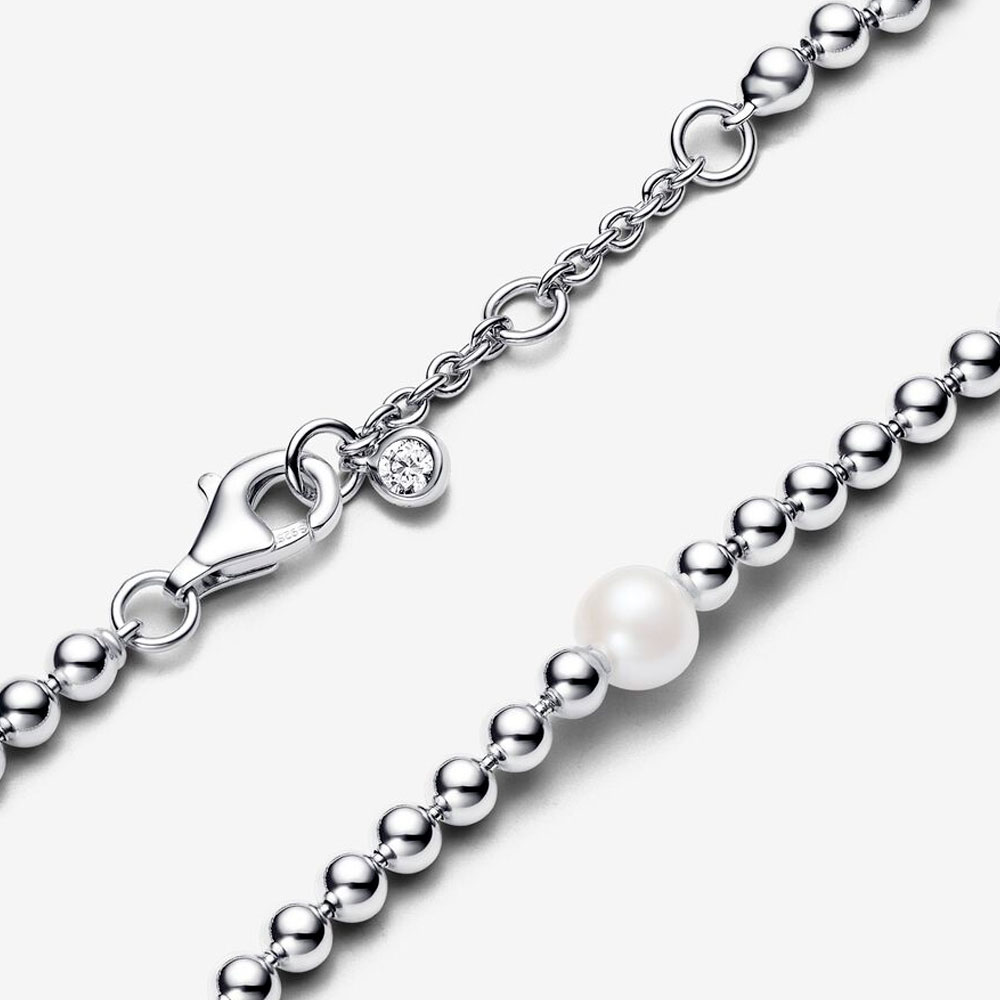 Браслет Pandora  «Treated Freshwater Cultured Pearl & Beads»  | PANDORA 