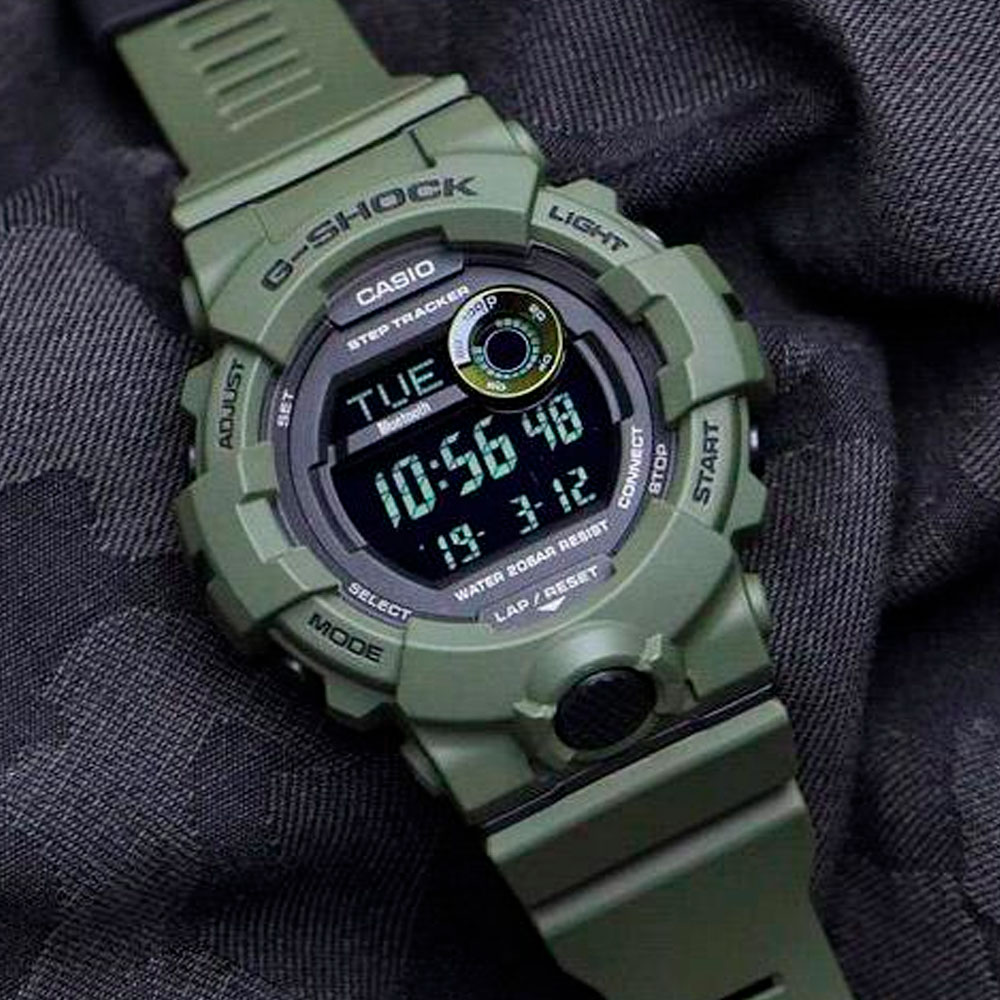 Японские наручные часы мужские Casio G-SHOCK  GBD-800UC-3E с хронографом | Casio 