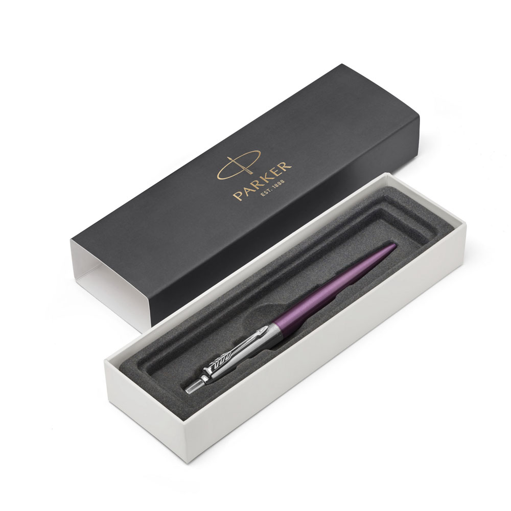 Шариковая ручка Parker Jotter Essential, Victoria Violet CT, стержень: Mblue | PARKER 