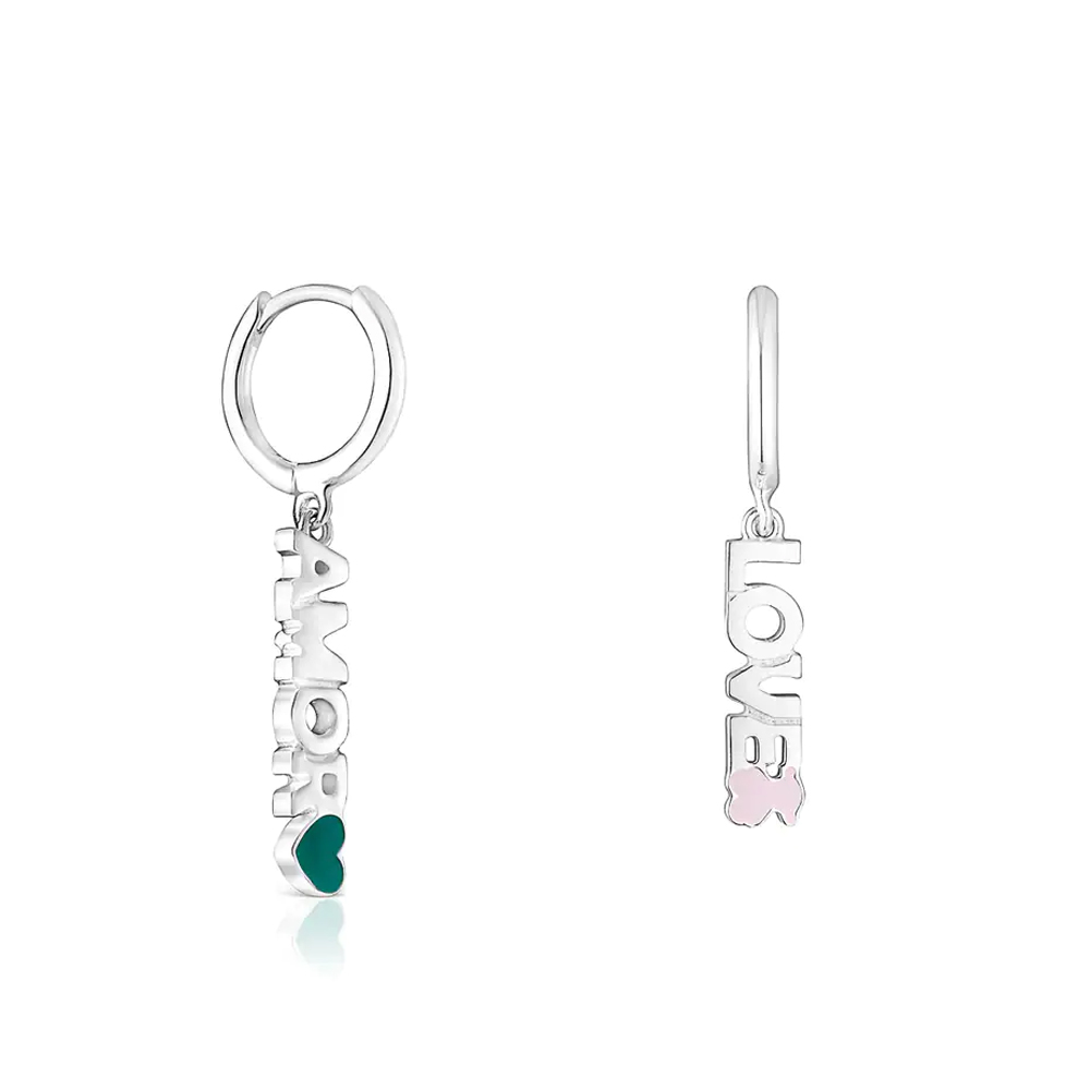 Серьги TOUS Crossword Amor Earrings 211393500 | TOUS 