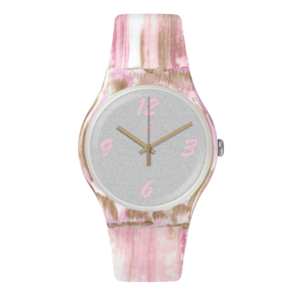 Часы женские SWATCH PINKQUARELLE SUOW151 | SWATCH 