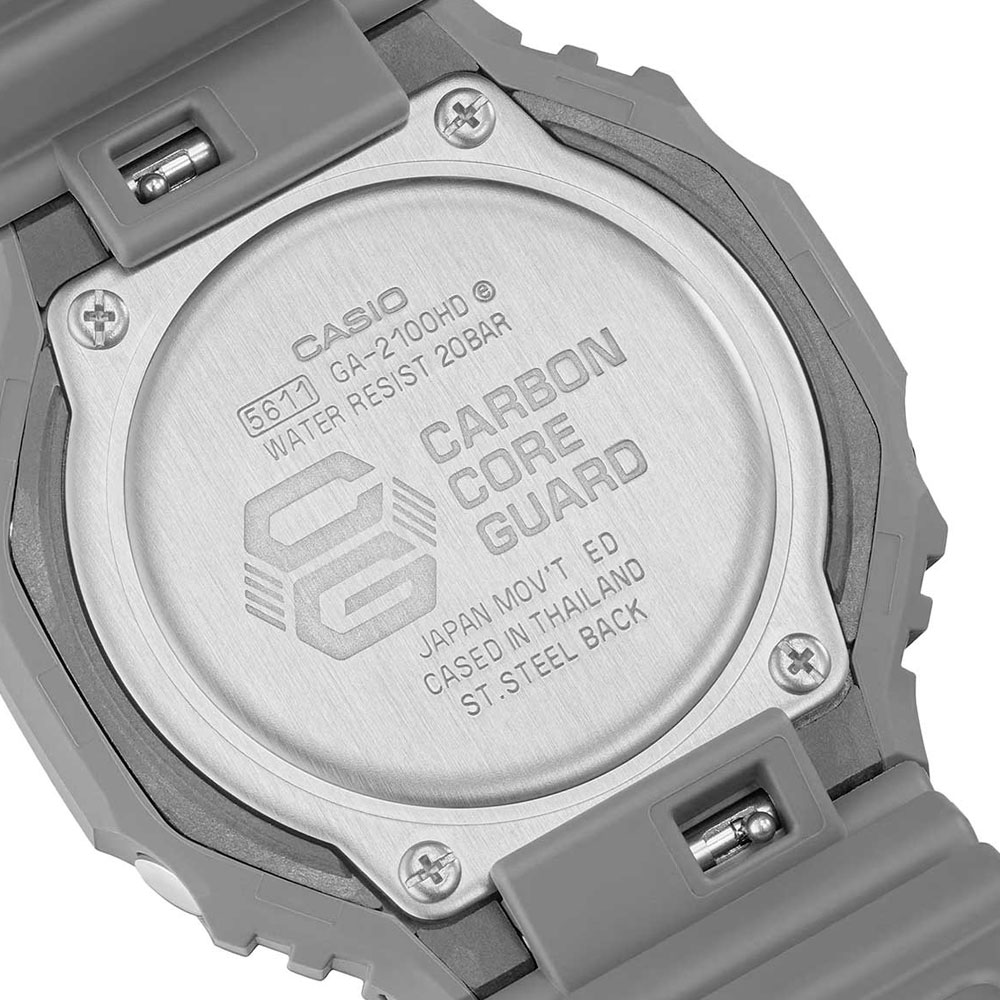 Японские наручные часы мужские Casio G-SHOCK GA-2100HD-8A с хронографом | Casio 