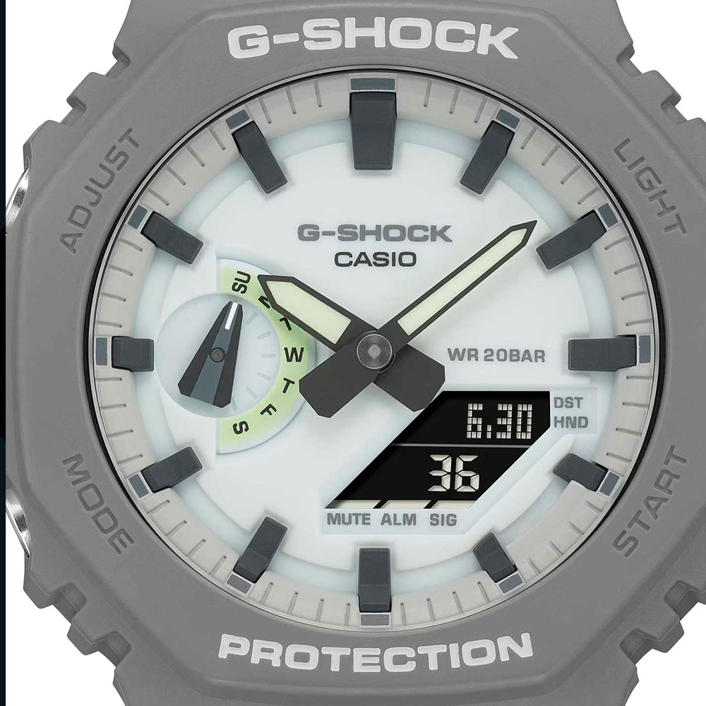 Японские наручные часы мужские Casio G-SHOCK GA-2100HD-8A с хронографом | Casio 