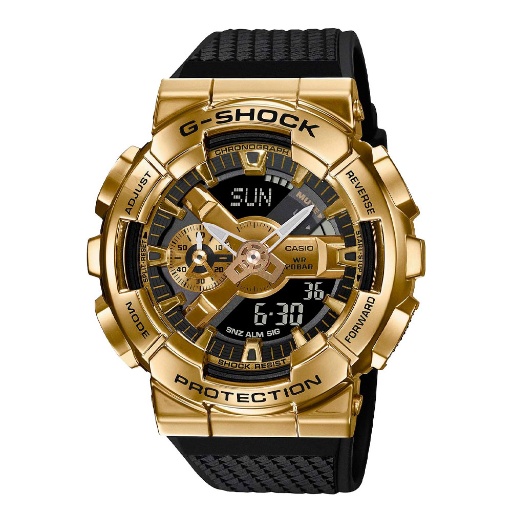 Японские наручные часы мужские Casio G-SHOCK  GM-110G-1A9 с хронографом | Casio 