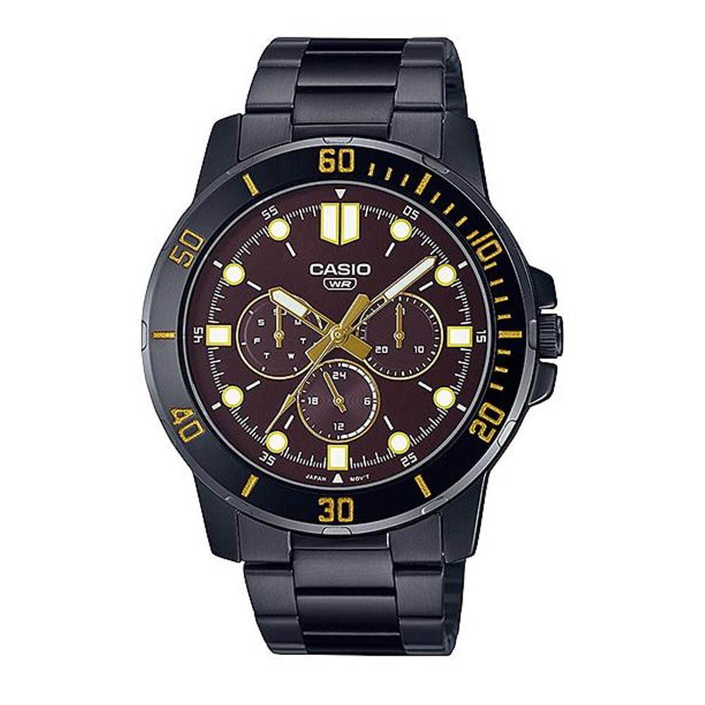 Японские часы мужские CASIO Collection MTP-VD300B-5E | Casio 