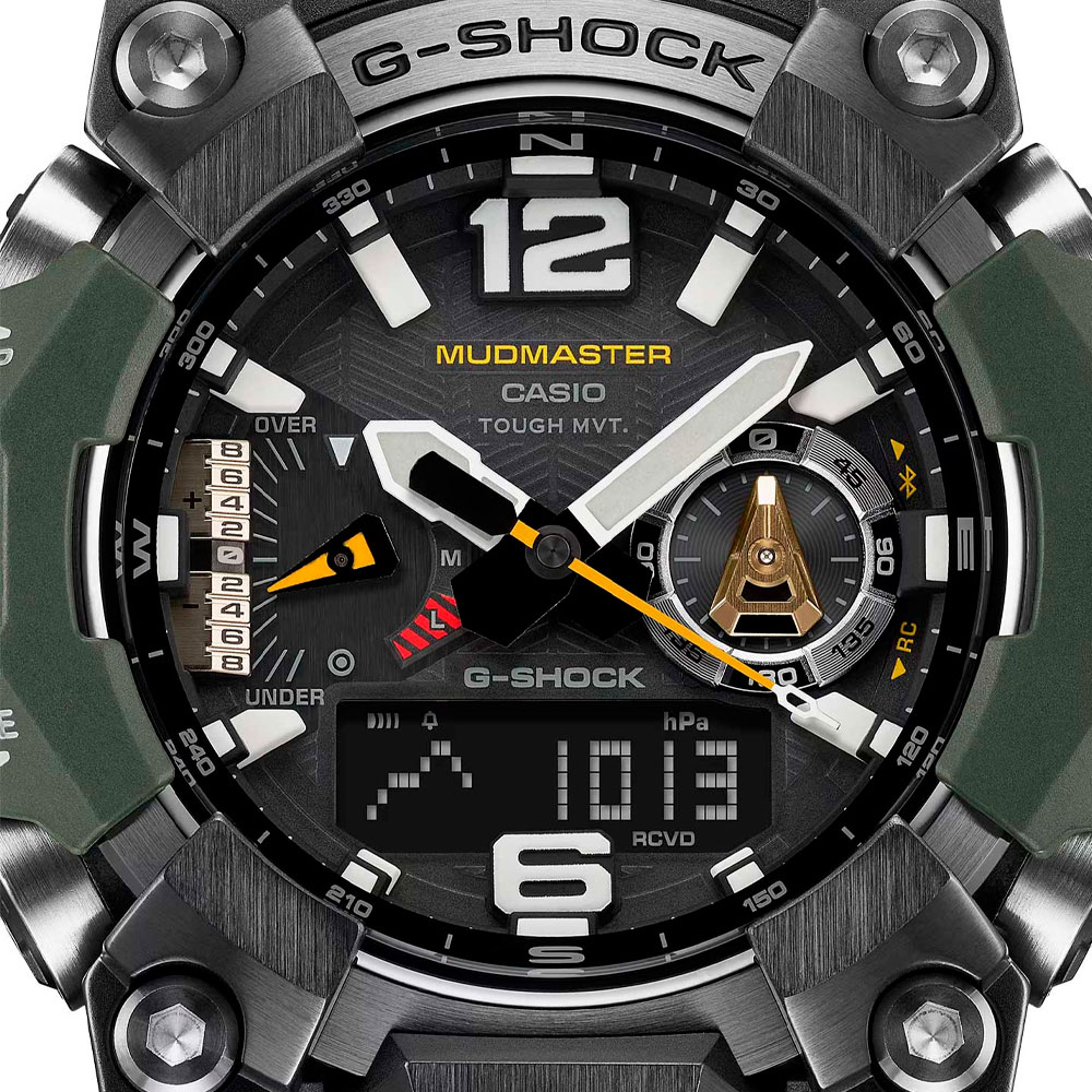 Японские наручные часы мужские Casio G-SHOCK GWG-B1000-3A с хронографом | Casio 