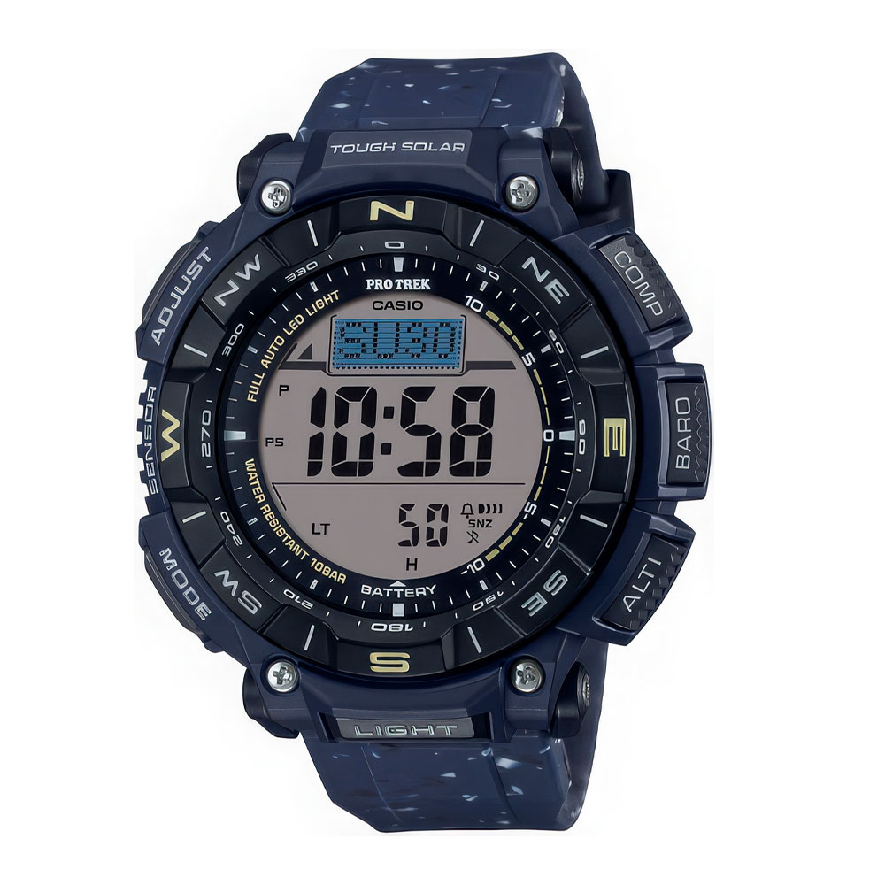 Японские наручные часы мужские Casio Pro Trek PRG-340SC-2D | Casio 