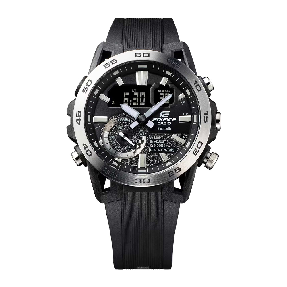 Японские часы мужские CASIO Edifice ECB-40P-1A с хронографом | Casio 