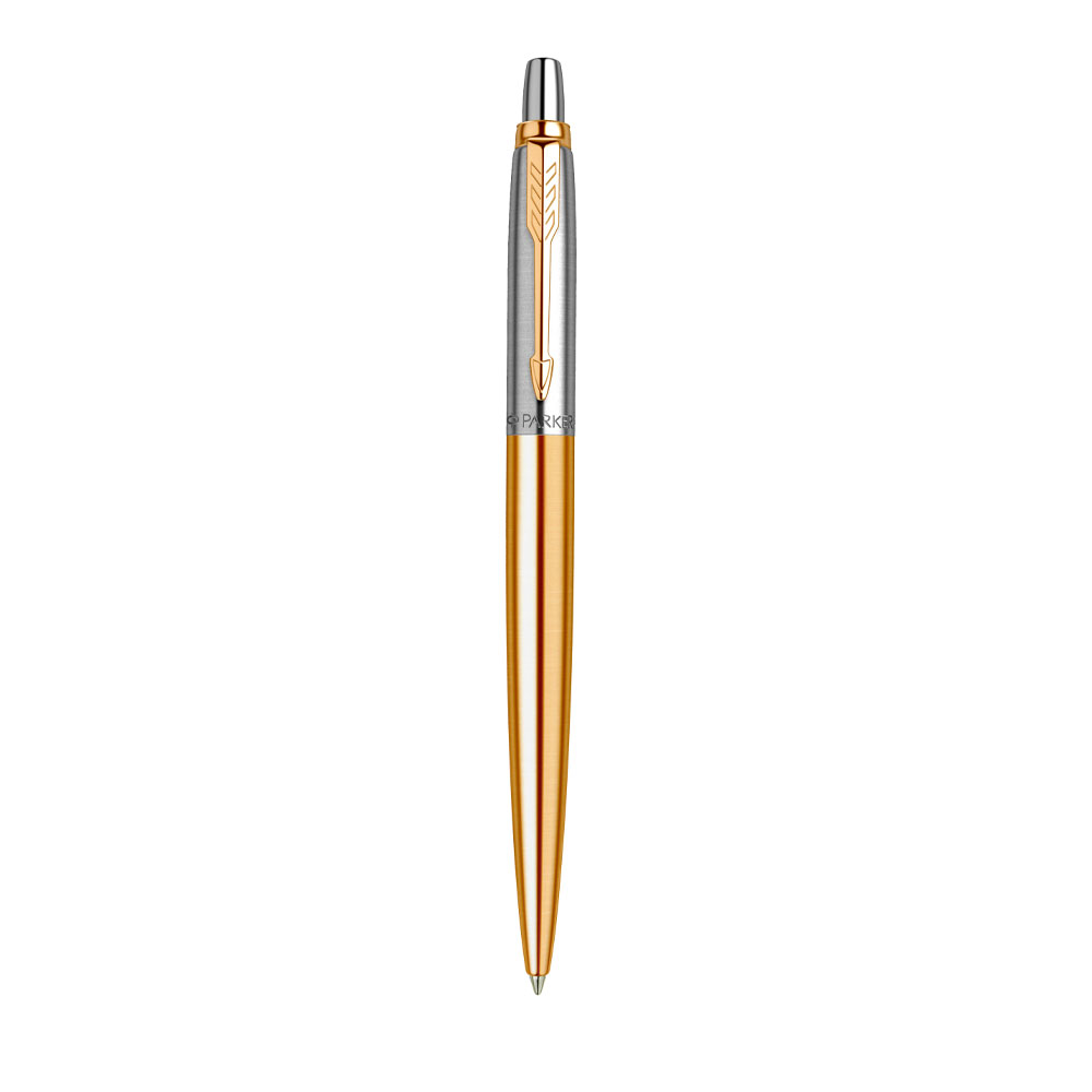 Шариковая ручка Parker Jotter 70th Anniversary St.Stee Gold GT, стержень: Mblue 2953182 | PARKER 