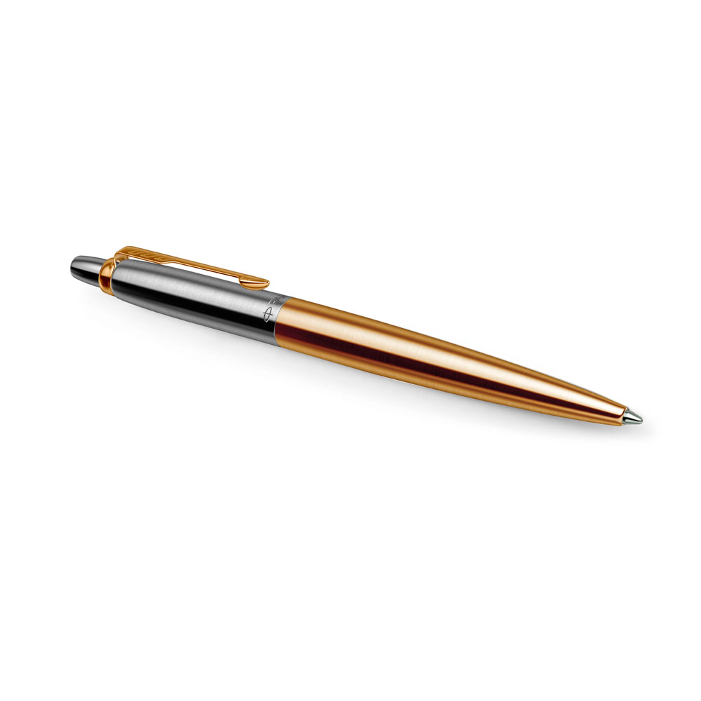 Шариковая ручка Parker Jotter 70th Anniversary St.Stee Gold GT, стержень: Mblue 2953182 | PARKER 