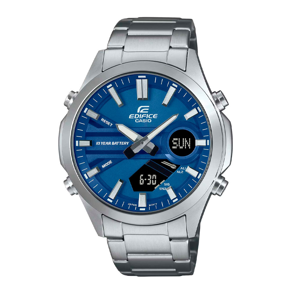 Японские часы мужские CASIO Edifice EFV-C120D-2A с хронографом | Casio 