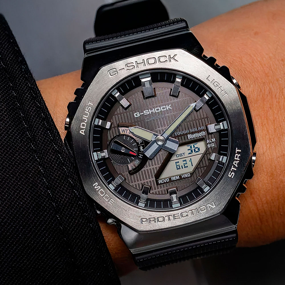 Японские наручные часы мужские Casio G-SHOCK GBM-2100-1A | Casio 