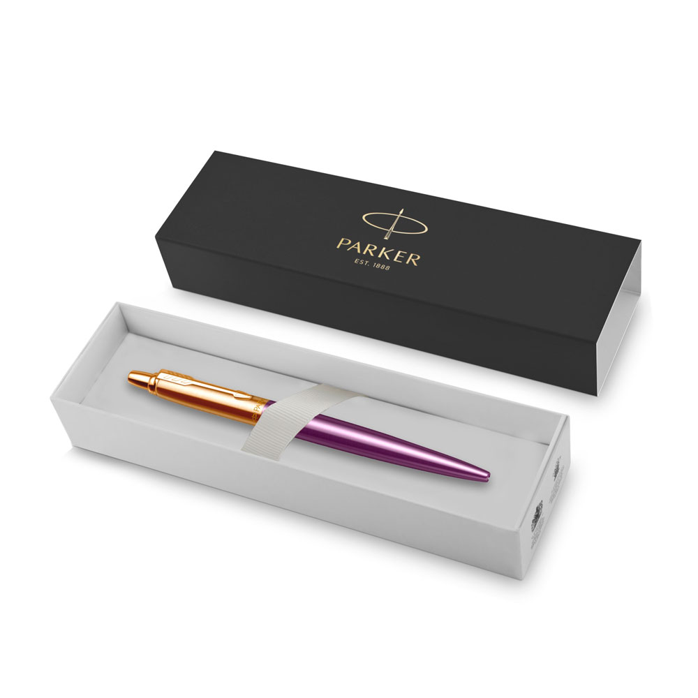 Шариковая ручка Parker Jotter 70th Anniversary Violet GT, стержень: M, цвет чернил: blue 2953190 | PARKER 