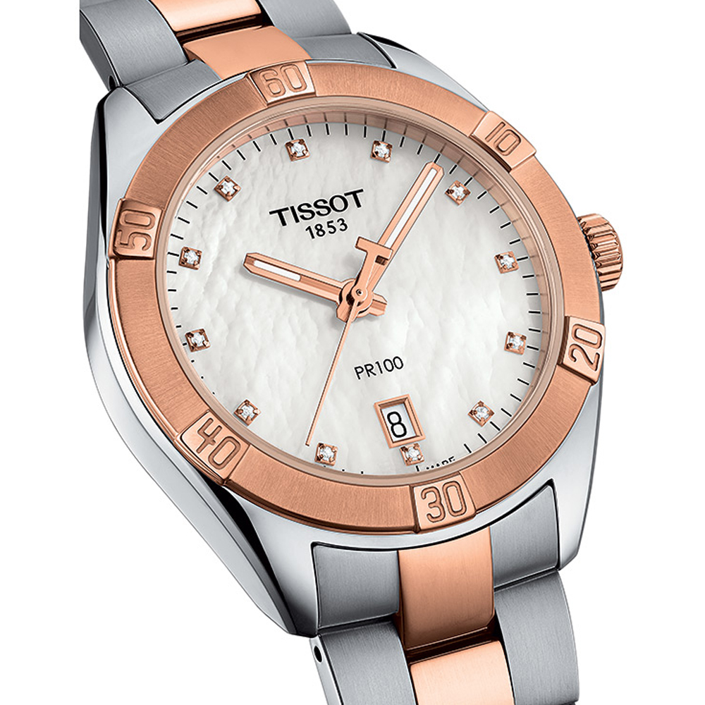 Часы женские Tissot T101.910.22.116.00 | TISSOT 