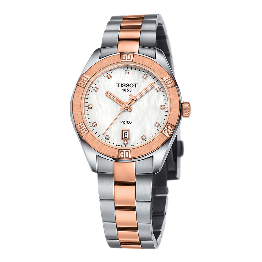 Часы женские Tissot T101.910.22.116.00 | TISSOT 