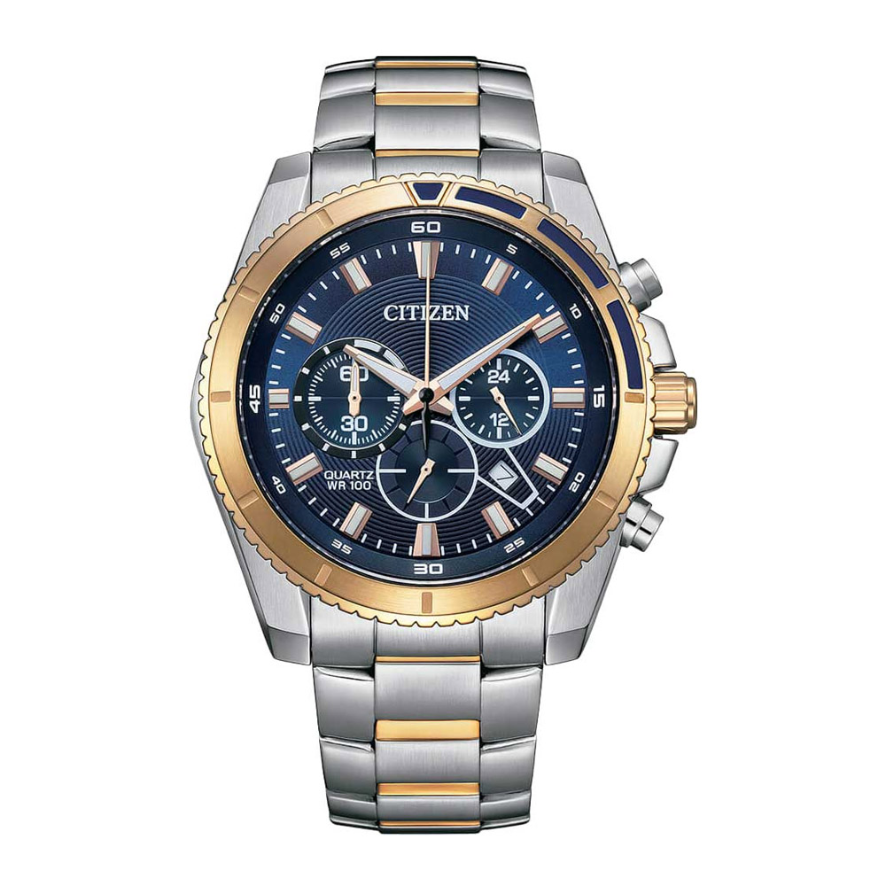 Часы мужские Citizen Quartz AN8206-53L с хронографом | CITIZEN 